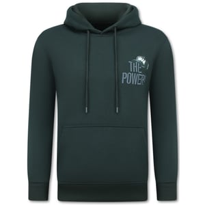 True Rise Oversized hoodie met capuchon the power