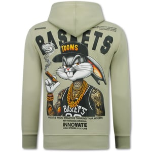 True Rise Oversized hoodie met capuchon gangster chicago