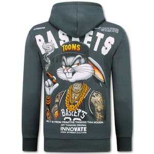 True Rise Oversized hoodie met capuchon gangster chicago