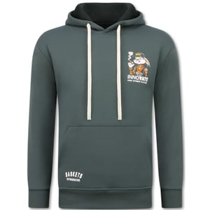True Rise Oversized hoodie met capuchon gangster chicago