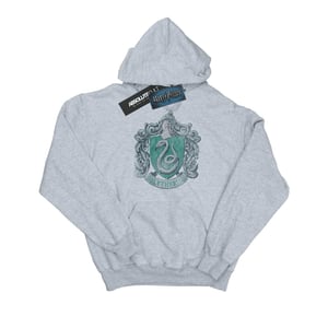 Harry Potter Jongens Slytherin Katoenen Hoodie (Sportgrijs)