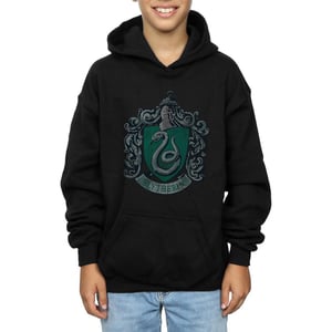 Harry Potter Jongens Slytherin Katoenen Hoodie (Zwart)