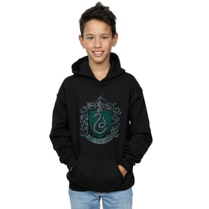 Harry Potter Jongens Slytherin Katoenen Hoodie (Zwart)