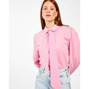 Aaiko Blouse lange mouw fenne colored str