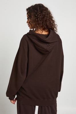 Washed Raglan Seam Oversized Hoodie