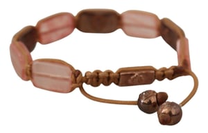 Nialaya multicolor kristallen logo verfraaide verstelbare damesarmband