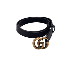 Gucci leren riem met GG-gesp