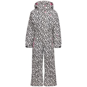 Trespass Heysen Leopard Print Skipak voor meisjes (Wit)