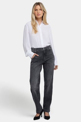 Brooke Loose Straight Jeans | Vintage Zwart