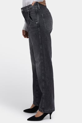 Brooke Loose Straight Jeans | Vintage Zwart