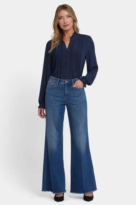Mia Palazzo Jeans | Romantisch Indigo