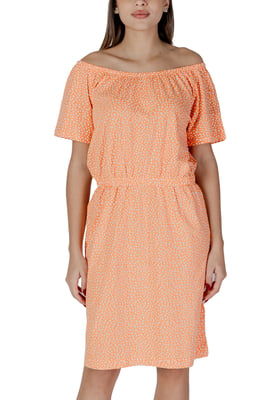Offshoulder Mini-jurk met Korte Mouwen