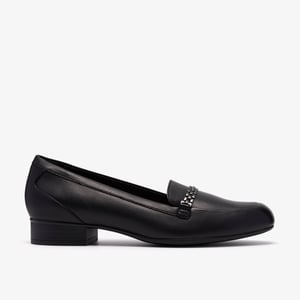 Juliet Mia Black Leather Shoes