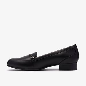 Juliet Mia Black Leather Shoes
