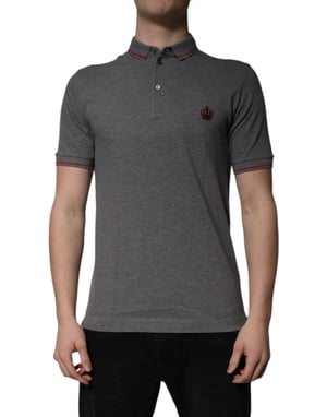 Krona Broderad Polotröja