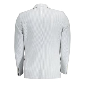 Striped Cotton Blazer