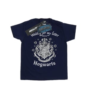Harry Potter Heren Hogwarts Wachten Op Mijn Brief T-Shirt (Marineblauw)