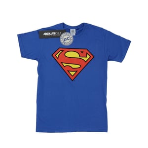 DC Comics Boys Superman Logo T-Shirt (Royal Blue)