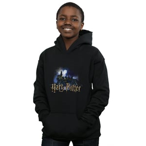 Harry Potter Jongens Zweinstein Kasteel Hoodie (Zwart)