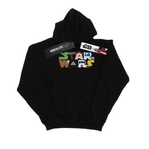 Star Wars Jongens Karakter Logo Hoodie (Zwart)