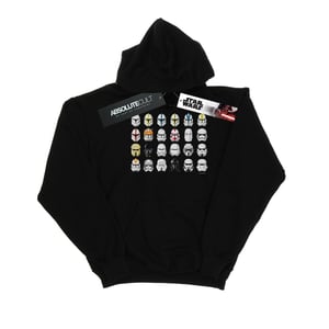 Star Wars Jongens Trooper Helmen Hoodie (Zwart)