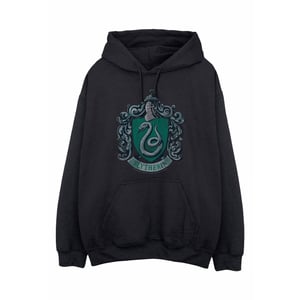Harry Potter Heren Slytherin Katoenen Hoodie (Zwart)