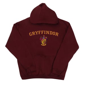 Harry Potter Boys Gryffindor Crest Hoodie (Burgundy)