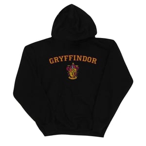 Harry Potter Boys Gryffindor Crest Hoodie (Black)