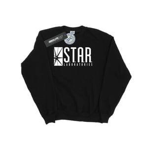 DC Comics Mens The Flash STAR Labs Sweatshirt (Black)