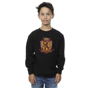 Harry Potter Jongens Gryffindor borstembleem Sweatshirt (Zwart)