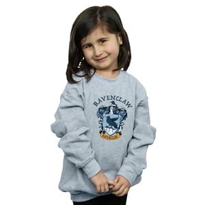 Harry Potter Meisjes Ravenclaw Sweatshirt (Sportgrijs)