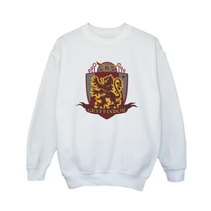 Harry Potter Jongens Gryffindor borstembleem Sweatshirt (Wit)