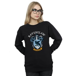 Harry Potter Dames/Dames Ravenclaw Katoenen Sweatshirt (Zwart)