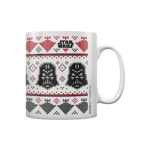 Star Wars Darth Vader Kerstmok (Wit/zwart/rood)