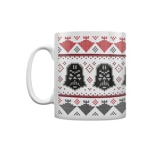 Star Wars Darth Vader Kerstmok (Wit/zwart/rood)