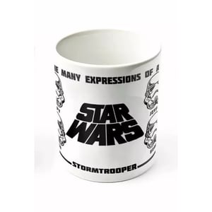 Star Wars Uitdrukkingen van een Stormtrooper mok (Wit/zwart)