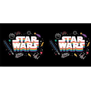 Star Wars Mok met Pride Regenbooglogo (Zwart)