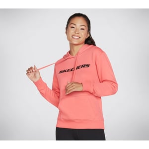 Skechers Performance Heritage Pullover Bomull Dam Peach Huvtröja