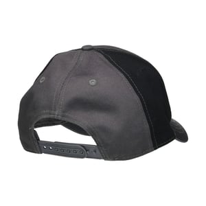 AC/DC Unisex Volwassen Baseballpet met Tweekleurig Logo (Houtskool Grijs/Zwart)