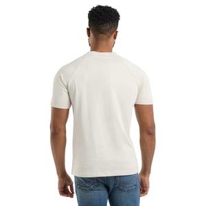 Umbro Heren Gelaagd Box Logo T-Shirt (Wit zand)