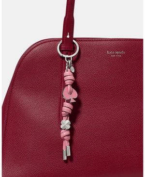 Enamel Spade Knott Bag Charm