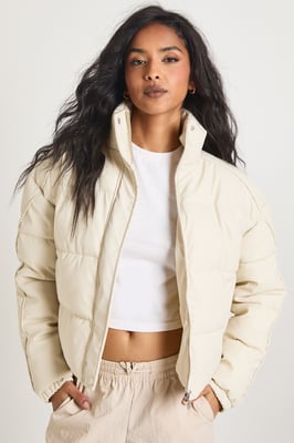 Funnel Neck Puffer Jacket
