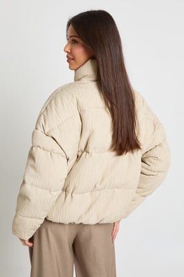 Textured Puffer Jacket