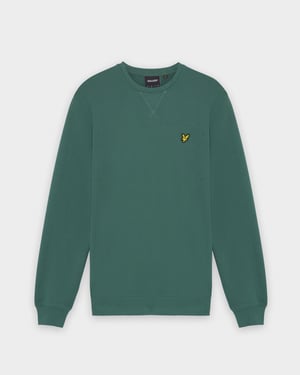 Crewneck Sweatshirt in Donkergroen