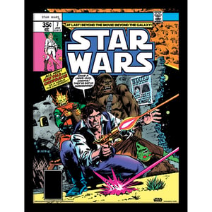 Star Wars De har oss omringat Comic Print (Flerfärgad)