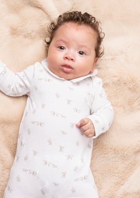 Bodie White Organic cotton Babygrow Set