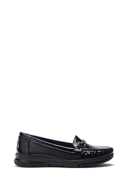 Ettria Black Patent Loafers