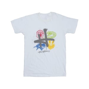 Harry Potter Heren Emblemen H Spuit T-shirt (Wit)