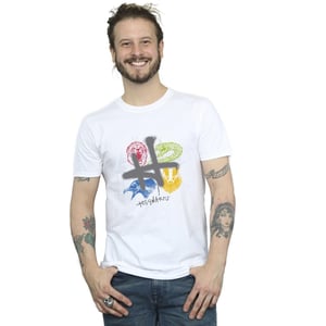 Harry Potter Heren Emblemen H Spuit T-shirt (Wit)