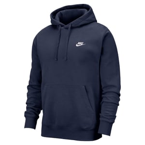 Nike Unisex Adult Sportswear Club Hoodie (Midnight Navy/White)